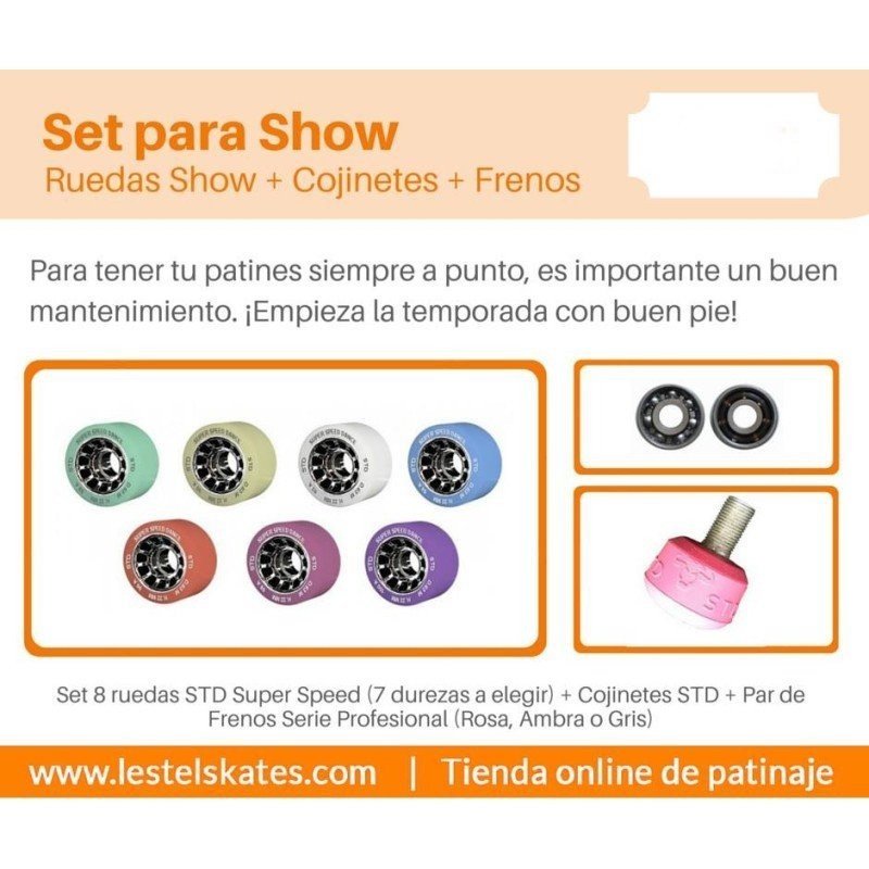 OFERTA ESPECIAL RUEDAS STD SUPER SPEED PARA SHOW Y DANZA