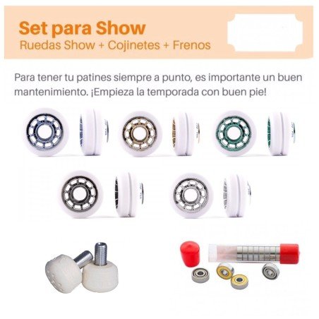 OFERTA ESPECIAL RUEDAS ROLL-LINE ICE PARA SHOW Y DANZA
