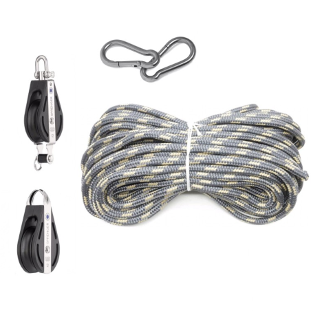 SISTEMA DE POLEAS APTE QUADRE DE PER A ARNES PER A PATINATGE ARTÍSTIC.