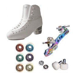 AURA SKY 50+STD SKILL TITANIUM+ELECTRA/LAIMI+ABEC 9