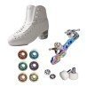 AURA SKY 50+STD SKILL TITANIUM+ELECTRA/LAIMI+ABEC 9