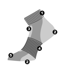 MITJONS DE PATINATGE RISPORT GRIP