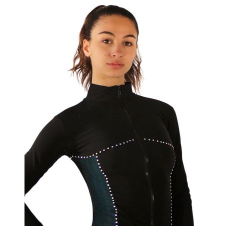 PRIDANCE - GIACCA TERMICA SFIANCATA CON ZIP CON STRASS - Collezione