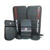 SET LEG GUARDS AND GLOVES GOALIE HOCKEYPLAYER PLUMA