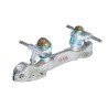 SKATE BASES STD CARBON/ALUTEX FIBER TITANIUM - L'Estel Skates