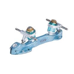 SKATE BASES STD CARBON/ALUTEX FIBER TITANIUM - L'Estel Skates