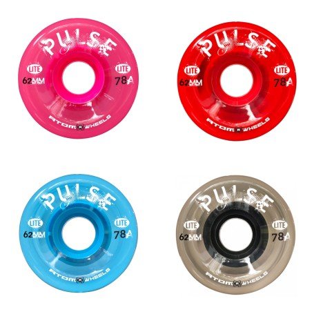 RUEDAS ATOM PULSE 62X33MM 78A (4 PACK) RUEDAS ATOM PULSE 62X33MM 78A (4 PACK)
