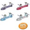 SKATE BASES STD CARBON/ALUTEX FIBER TITANIUM - L'Estel Skates