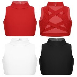 HEGHERFEL - SUTIÃ/TOP DE LYCRA COM ALÇAS PARA PATINAR