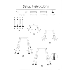 MARCO/SOPORTE/CUADRO COLUMPIO PARA ARNES DE PATINAJE ARTISTICO STD SKATES