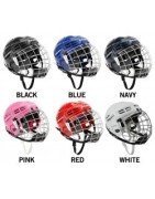 Helme und Gesichtsschutz für Rollhockey-Torhüter